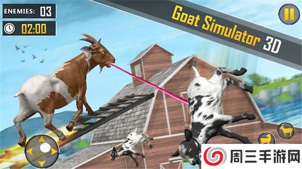 模拟山羊太空**手机版截图