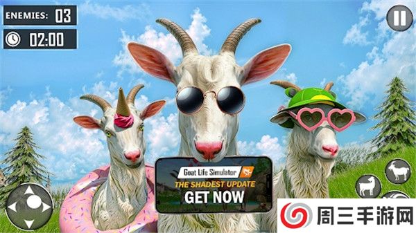 模拟山羊太空**手机版截图