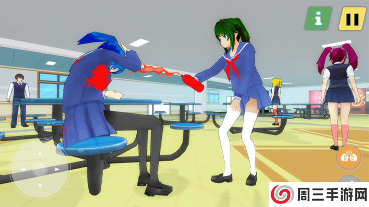 虚拟动漫高中女生